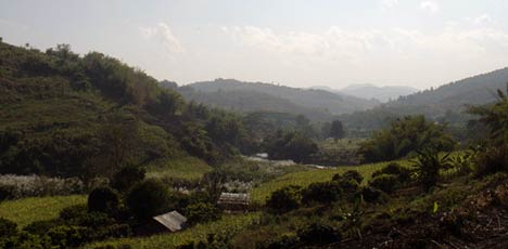 hills near mae sai