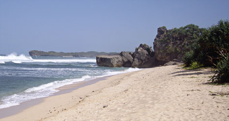 Krakal beach, yogyakarta